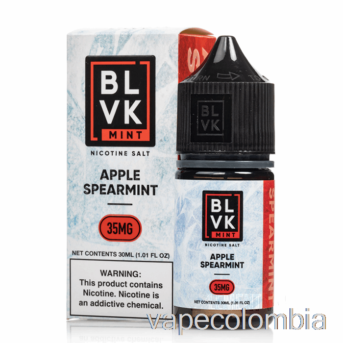 Vape Desechable Manzana Menta Verde - Sales De Menta Blvk - 30ml 50mg